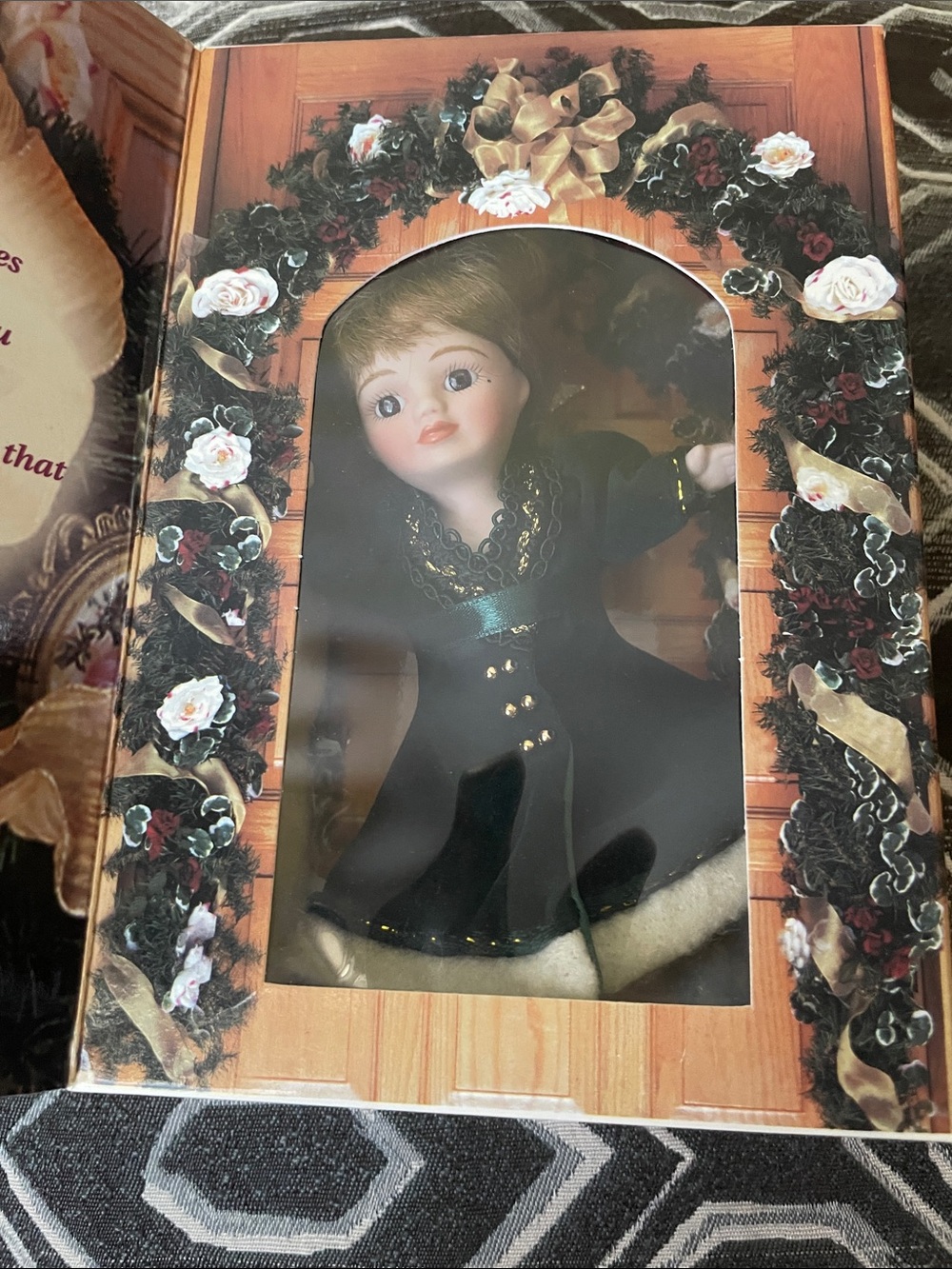 Marie Osmond Greeting Card Doll Christmas Limited Edition  1996